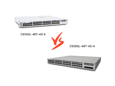 ​Ten Key Differences Between Cisco C9300L-48T-4G-E and C9300L-48T-4G-A