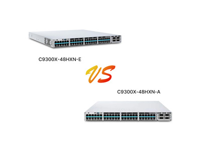 English Version: In-Depth Comparison Between Cisco C9300X-48HXN-A and C9300X-48HXN-E: Regional Differences and Selection Guide