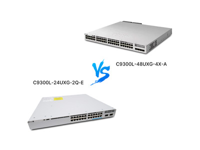 English Version: In-Depth Comparison Between Cisco C9300L-48UXG-4X-A and C9300L-24UXG-2Q-E: Performance Tiers for Enterprise Networks