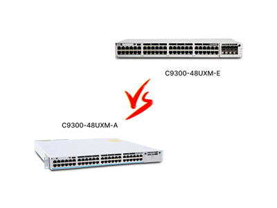 English Version: Cisco C9300-48UXM-E vs C9300-48UXM-A: A Practical Duel of Enterprise Switches