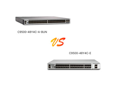 C9500-48Y4C-E vs C9500-48Y4C-A-BUN: Enterprise vs. Branch Office "Siblings"