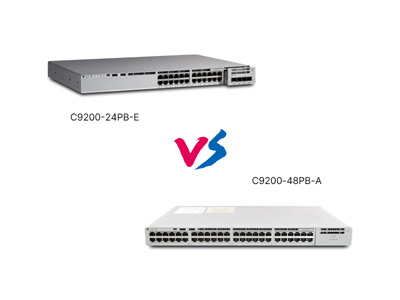 C9200-48PB-A vs C9200-24PB-E: A Guide to Precision Matching for 48-Port and 24-Port Switches