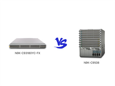 Core Specification Comparison: N9K-C93180YC-FX vs N9K-C9508