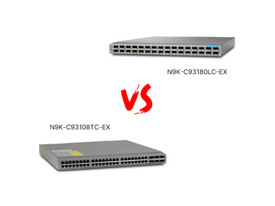 Core Comparison Between N9K-C93180LC-EX and N9K-C93108TC-EX