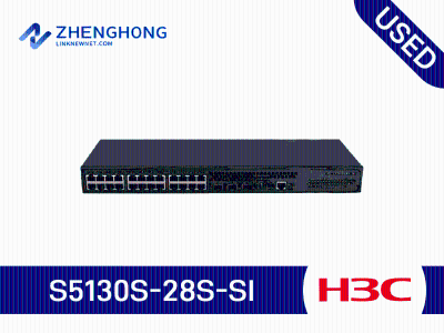 H3C L2 Ethernet Switch,24*10/100/1000BASE-T,4*1000BASE-X SFP Ports,AC