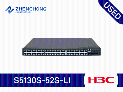 H3C S5130S-52S-LI 48-port 10/100/1000Base-T, 4-port SFP+