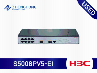 H3C S5008PV5-EI 8 electric 2 optical all Gigabit 8-port POE power supply switch