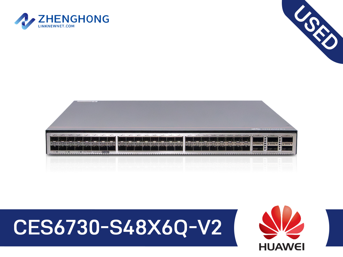 S6730-S48X6Q-V2, Huawei CloudEngine S6730-H Switch, 48x10GE electric/6x100GE
