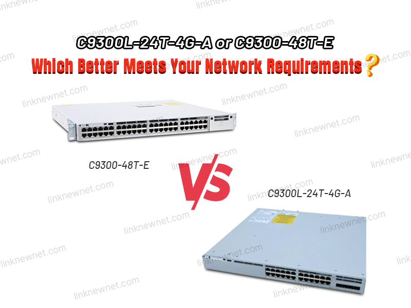 c9300l-24t-4g-a vs c9300-48t-e